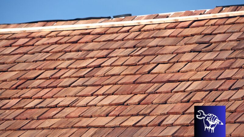 Why are wooden roofs made of cedar?